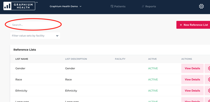 Filter Reference Lists