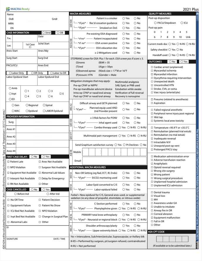 MACRA Plus 2021 Screen Shot